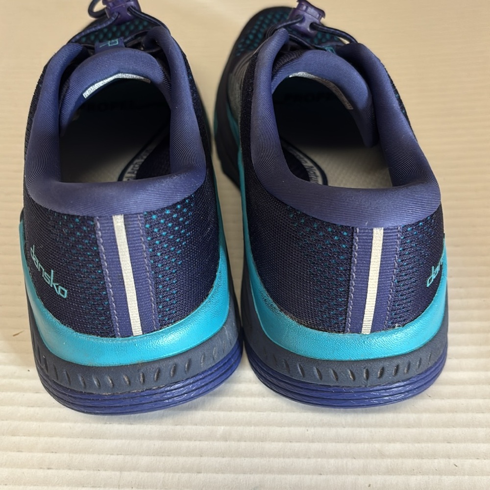 Dansko Blue Sneakers Lace Up Casual Tennis Shoes Women’s Size 6 EU 36 - Picture 4 of 10